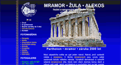 Desktop Screenshot of mramor-alekos.cz